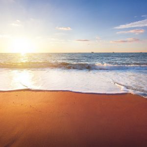beach at sunset